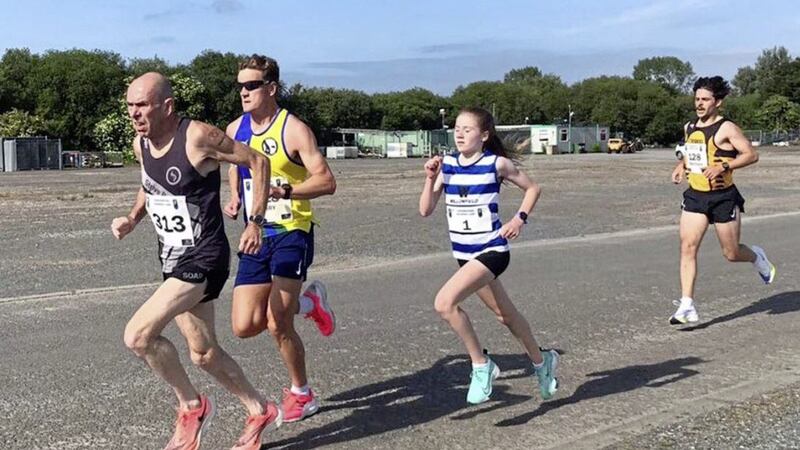 Emer McKee raced alongside former Olympian Tommy Hughes. Picture by Catherine McKee 