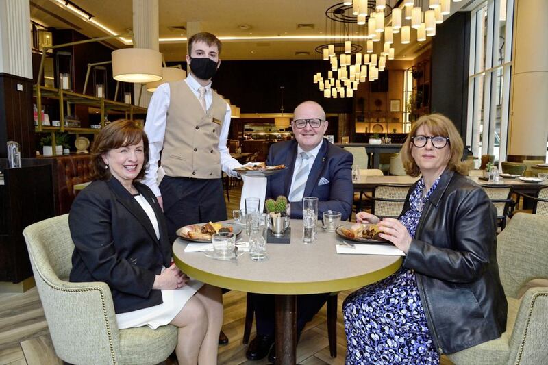 Dodds has 'Grand' reopening breakfast amid speculation her job's now up