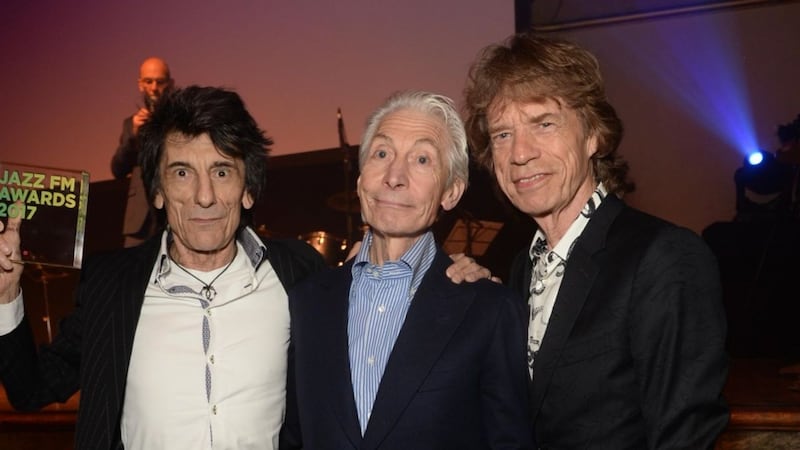 Mick Jagger, Ronnie Wood and Charlie Watts all attended the ceremony.