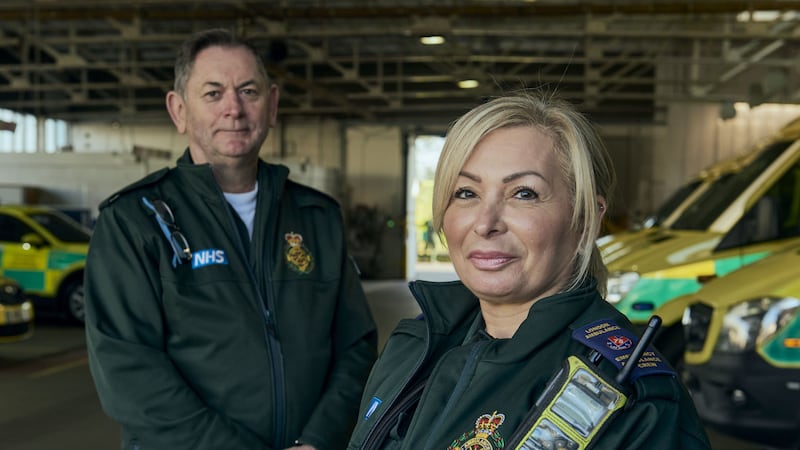 Ellie Taylor only realised Dave Townsend was the medic who saved her husband’s life while on shift together.