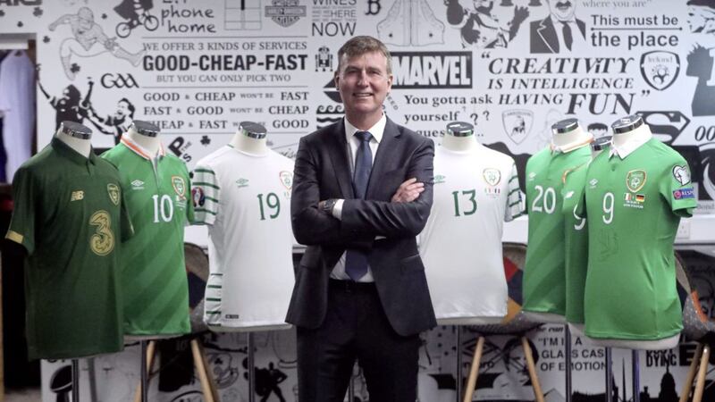 Republic of Ireland manager Stephen Kenny takes charge of his first game as senior manager in Bulgaria tonight 