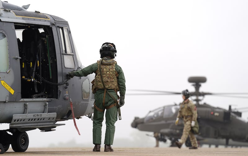 The helicopters are heading to Estonia to train alongside Nato allies on Exercise Steadfast Defender 24