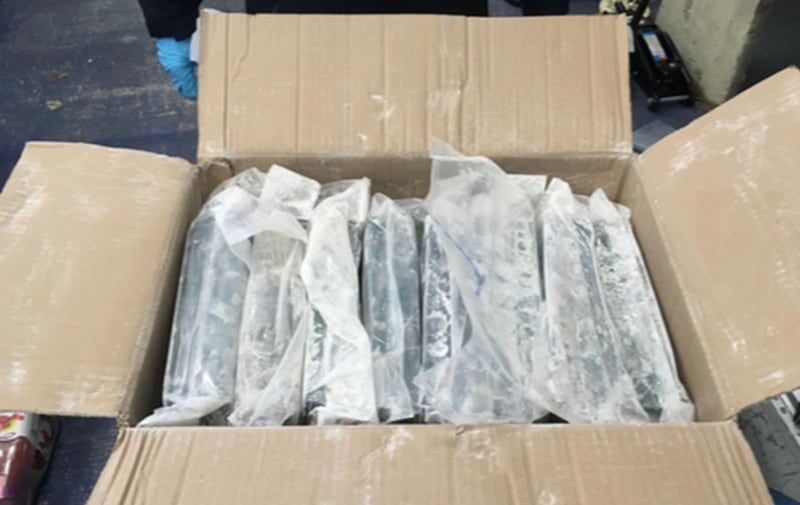 Police found 69 kilos of cocaine in one kilo blocks&nbsp;