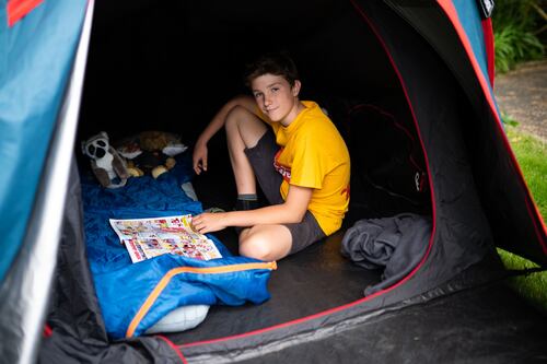 Guinness World Record for boy who camped in garden to raise money for hospice