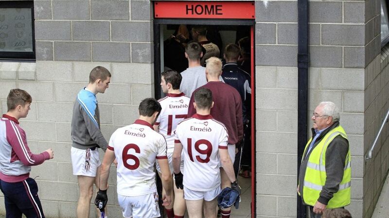 No entry. Changingrooms remain closed in Down and several other Ulster counties 
