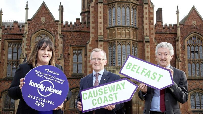 Belfast and the Causeway Coast were named the number one region in the world to visit in 2018, sparking hope that more people from the Republic will head north next year