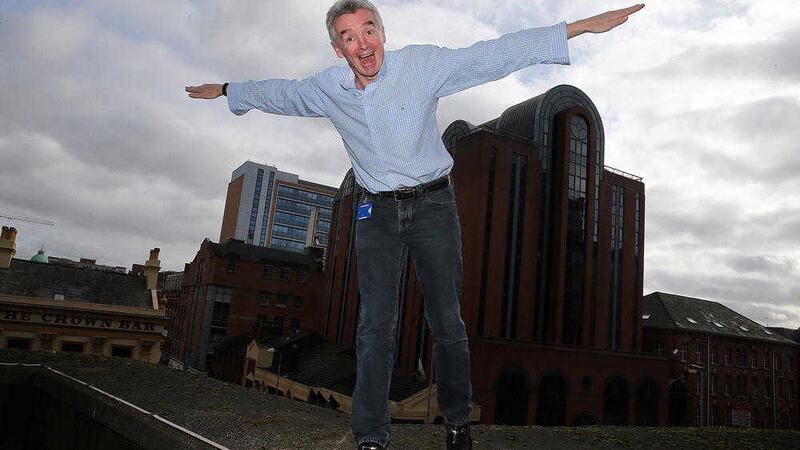 Ryanair boss Michael O&#39;Leary has announced new routes operating from Belfast International Airport PICTURE: Mal McCann 