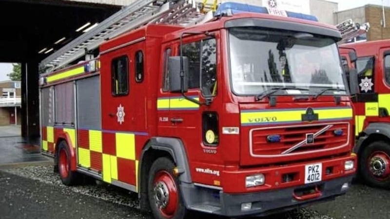 A man has died following a fire at a house in Newtownhamilton in Co Fermanagh 