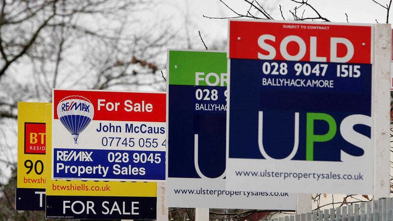 Northern Ireland property prices have fallen for the first time in three years. Paul Faith/PA Wire 