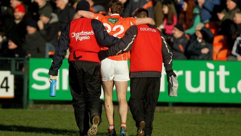 Kevin Dyas is hoping to be back in action for Armagh's National League campaign