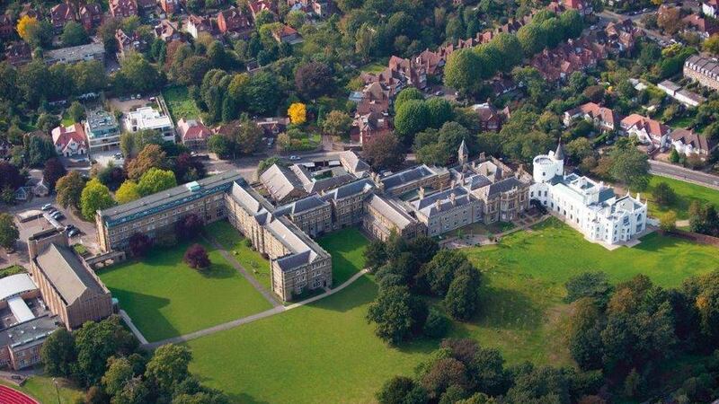 St Mary&#39;s University in Twickenham, situated in the grounds of Strawberry Hill House 