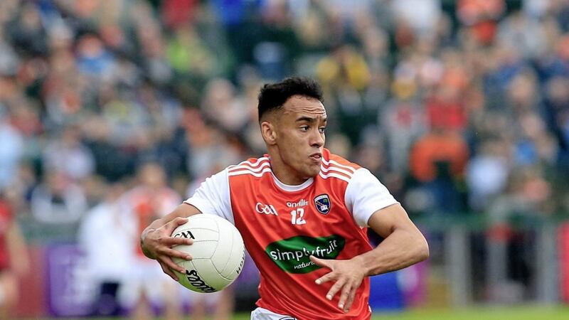 Armagh forward Jemar Hall has been a target for racist abuse throughout his sporting career. Picture by Philip Walsh. 