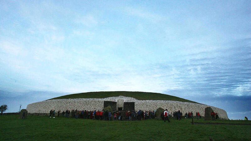 Hundreds gathered at Newgrange in Co Meath 