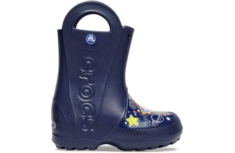Crocs Boys&#39; Fun Lab Galactic Rain Boots, &pound;26.99, available from Crocs 