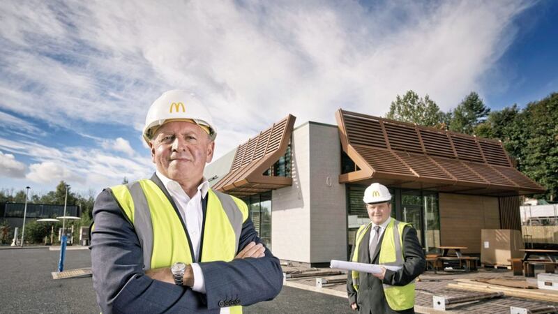 McDonald&rsquo;s franchisee John McCollum and business manager Gavin Doran 