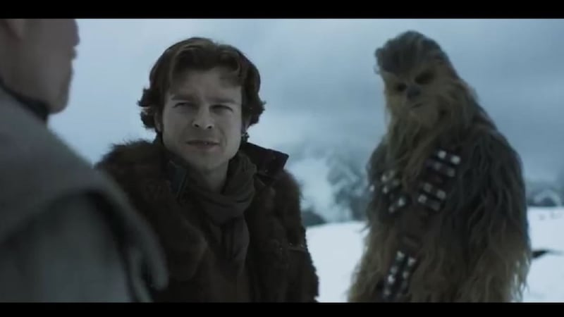 Young Han Solo brags about being a pilot.