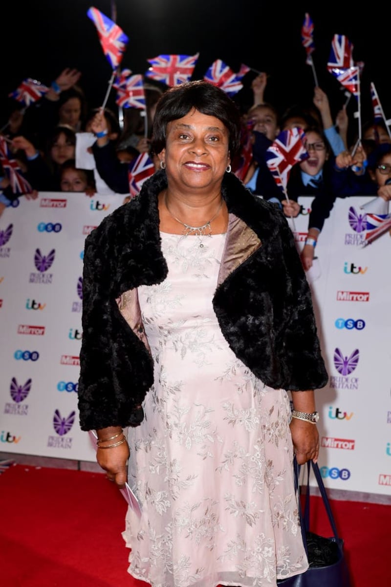 Baroness Doreen Lawrence attending The Pride of Britain Awards 2016