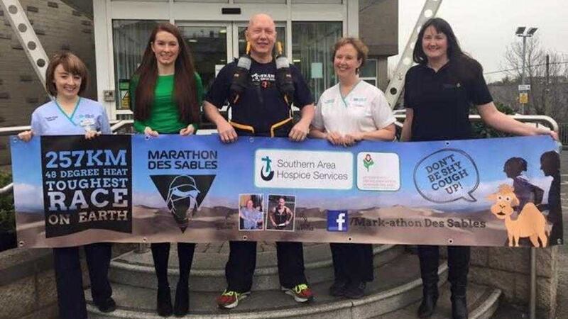 Co Down man Mark Smyth is getting ready to run a six day marathon across the Sahara Desert in aid of charity.  