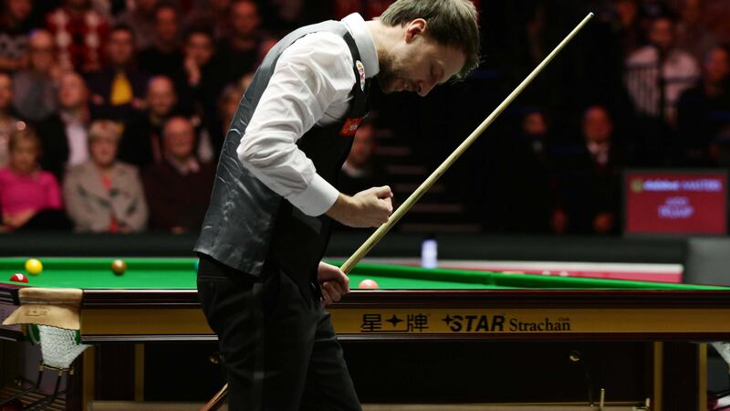 Judd Trump on his way&nbsp;to defeating Neil Robertson in the Dafabet Masters quarter-final at Alexandra Palace, London&nbsp;<br />Picture by PA