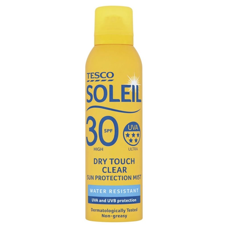 Tesco Soleil Dry Touch Sun Protection Mist SPF 50, &pound;3.60