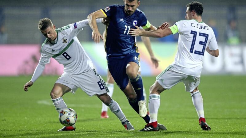 Northern Ireland&#39;s Euro 2020/21 play-off semi-final away to Bosnia and Herzegovina has been postponed indefinitely. 