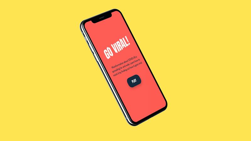 Go Viral! aims to give people a taste of the techniques used to spread fake news on social media so they can better identify – and disregard – it.