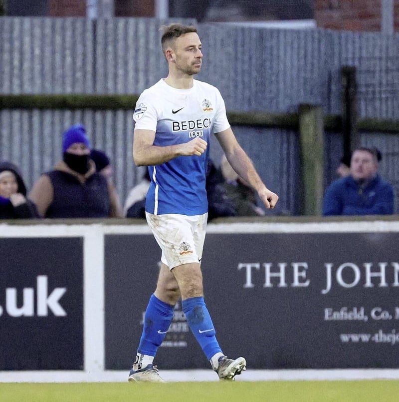 Matthew Fitzpatrick scored 19 league goals for Glenavon last season, earning him a contract at Linfield 