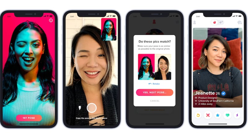 Users will be asked to take a series of selfies in-app which are matched up to the photos uploaded on to their profile.