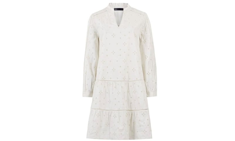 Pure Cotton Broderie Swing Dress in Ivory, &pound;39.60 (was &pound;49.50), M&amp;S 