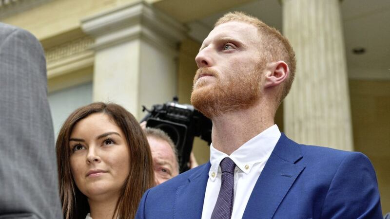 England cricketer Ben Stokes and his wife Clare leaving Bristol Crown Court where he has been found not guilty of affray Picture by Ben Birchall/PA 