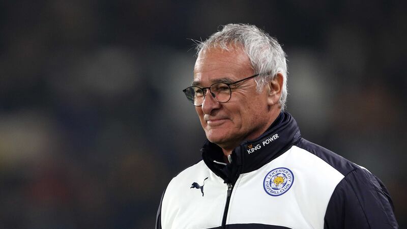 Leicester manager Claudio Ranieri insists all the pressure is on their rivals as the Premier League title run-in begins &nbsp;