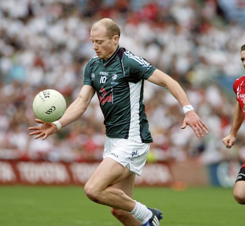 Kildare&#39;s James Kavanagh had pace to burn and caused Philip Jordan major problems in Tyrone&#39;s 2009 All-Ireland quarter-final defeat of the Lilywhites. Picture by Seamus Loughran 
