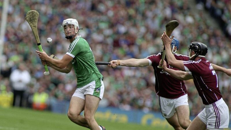 Kyle Hayes was a central figure as Limerick toppled reigning All-Ireland champions Galway yesterday. Picture by Hugh Russell 