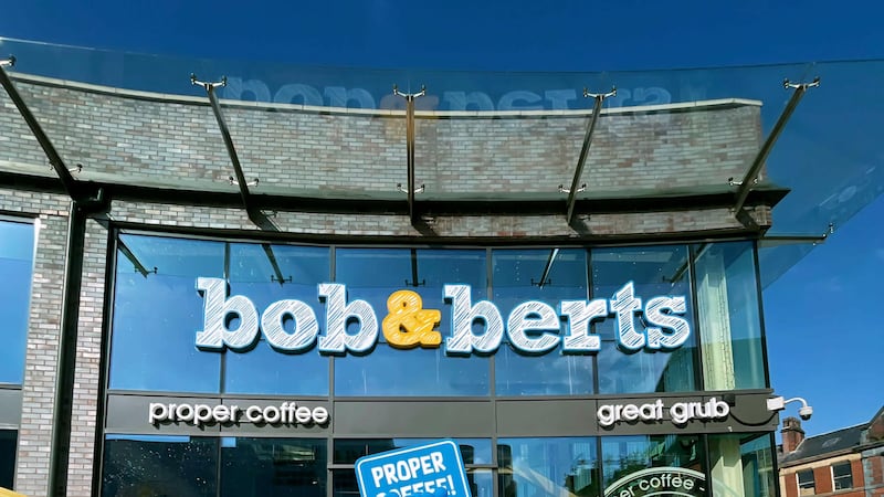 Bob & Berts' new Bury outlet, which opened in April 2022. The Northern Ireland coffee chain is planning six more stores in Britain.