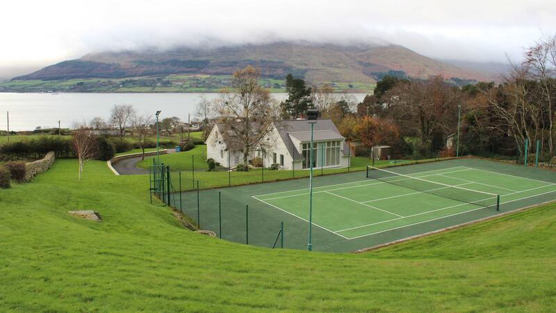 Your very own tennis court on the edge of Carlingford Lough&nbsp;