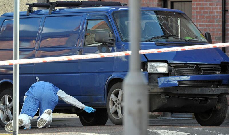 A booby-trap bomb exploded under Mr Ismay&#39;s van. A dissident republican group admitted responsibility 