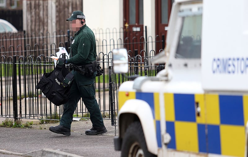 Six people were arrested as the PSNI carried out investigations into the UVF in east Belfast this morning&nbsp;