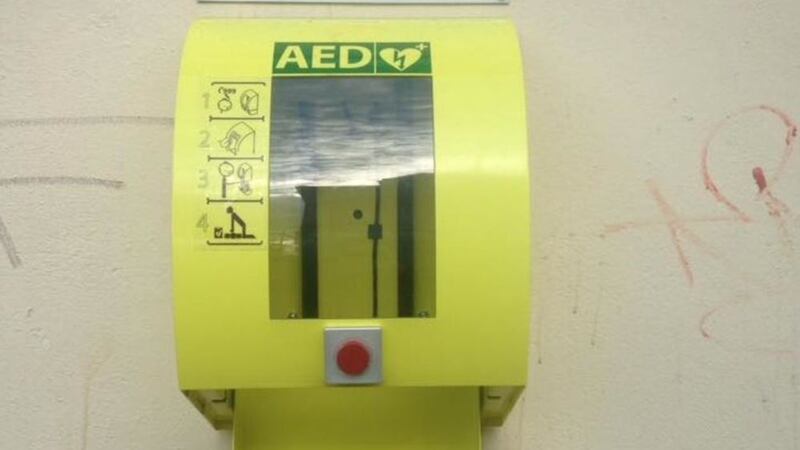 The defibrillator was stolen from outside the Vivo store on the Lower Ormeau Road. Picture from Facebook
