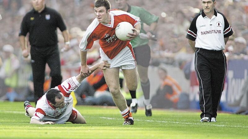 Ronan Clarke emerged as a major force for Armagh en route to their 2002 All-Ireland title success. Picture by Ann McManus 
