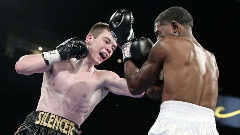 Super-welter Aaron McKennat hammered out a unanimous points win against Travis Conley on his pro debut 