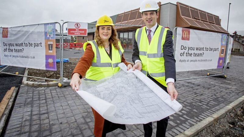 Pictured are local McDonald&rsquo;s franchisee Paddy Cusack and Leona Barr, centre manager, The Junction Retail and Leisure Park 