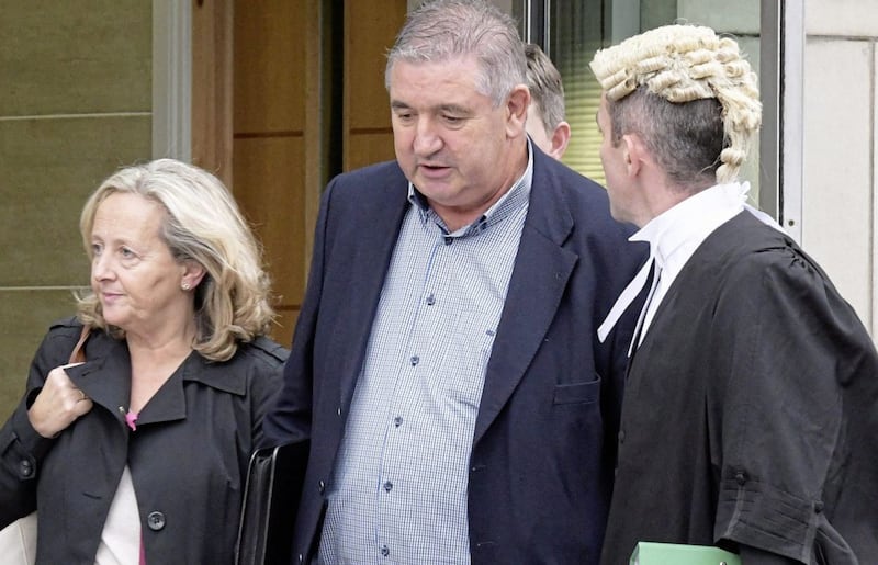 Paddy Jackson's parents at court today for the hearing