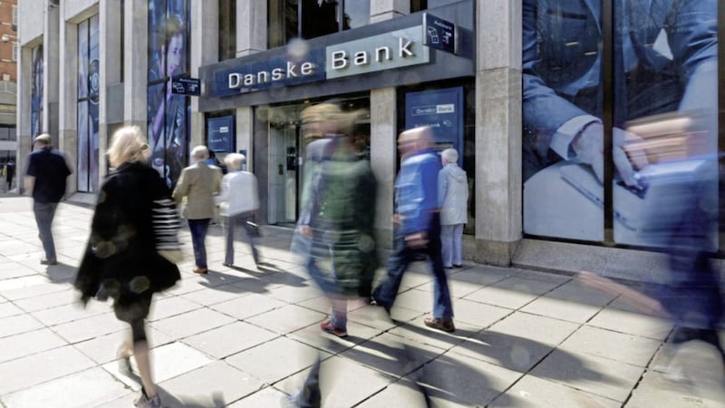 Danske Bank&#39;s headquarters on Belfast&#39;s Donegall Square West. 