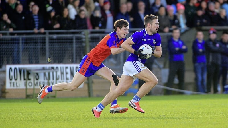 Niall Sludden knows Dromore have a lot to improve on to go further in the Tyrone SFC Picture: Seamus Loughran. 