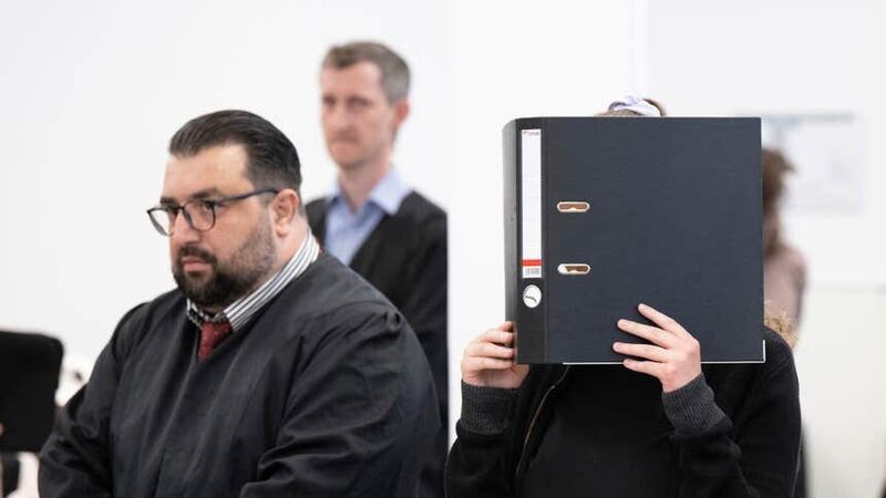 The court in eastern Germany has sentenced the 28-year-old to five years and three months in prison (dpa via AP)