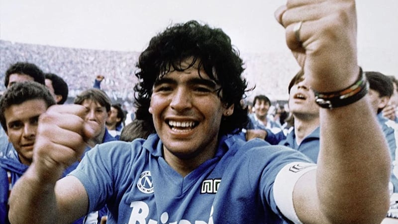 Diego Maradona was a pale shadow of his former self at Italia 90 