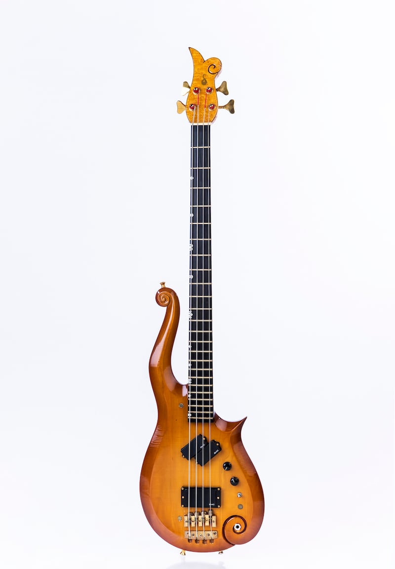 The original bass which became the inspiration for the Cloud guitar (John Wagner Photography)
