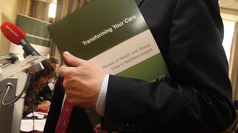 The Review chairman John Compton presented the report Transforming Your Care - A Review of Health and Social Care in Northern Ireland to the Minister setting out 99 recommendations to improve how health and social care is delivered in Northern Ireland.r Pic Hugh Russell 