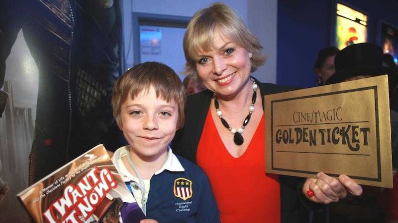 Julie Dawn Cole (right) will be in Belfast for a special Cinemagic screening of Willy Wonka &amp; The Chocolate Factory next month 