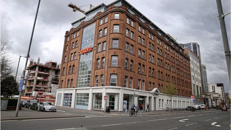 The new offices of American legal firm Axiom in Belfast on Great Victoria Street can house 350 staff. Picture by Hugh Russell 